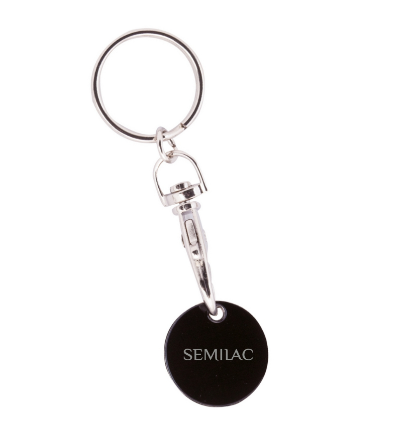 Nøglering med Semilac logo-Gadget-Semilac-NR Kosmetik