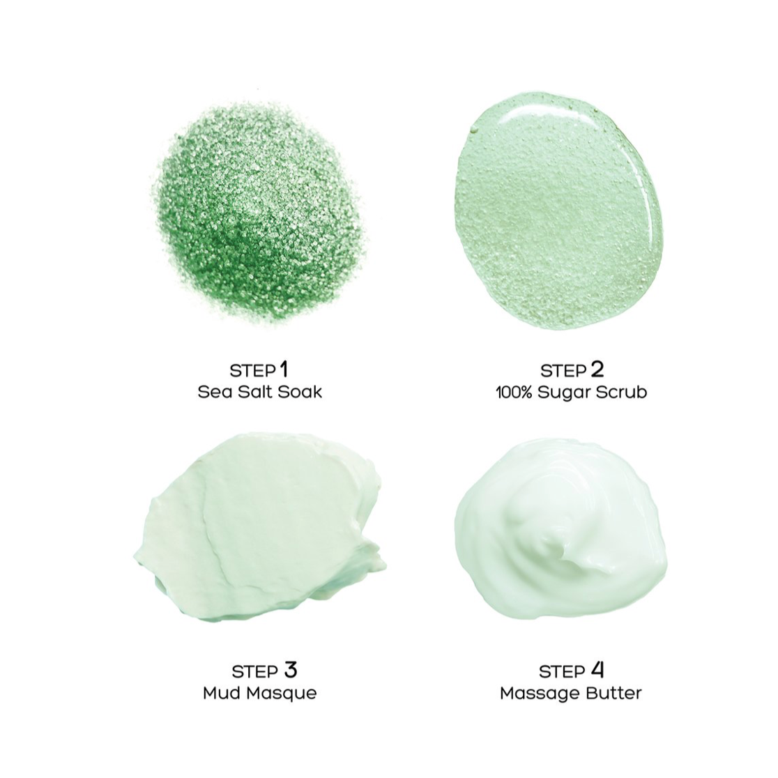 Deluxe 4 Steps Pedi - Green Tea Detox-SPA-VOESH-NR Kosmetik