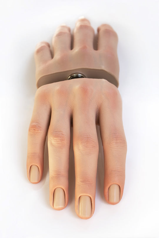 Øvehånd i silikone Halv hånd - ANAIS (Livagtig)-Øvehånd-Aleana-Winter-Right-Flexible-NR Kosmetik