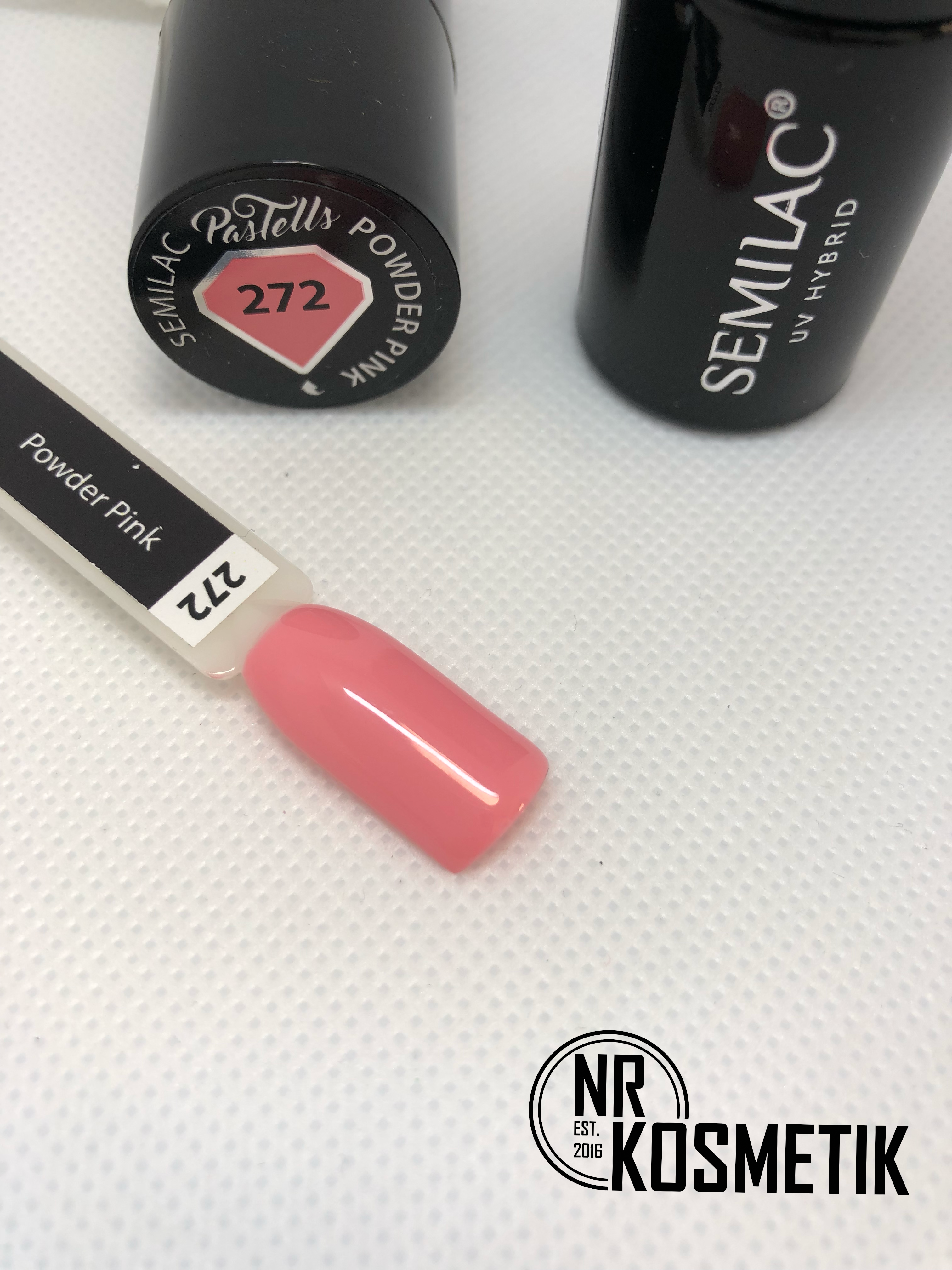 UV Hybrid 272 PasTells Powder Pink 7 ml-Semilac-NR Kosmetik