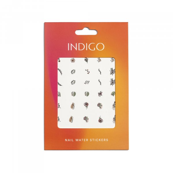 Nail Water Stickers - 01-Pynt-Indigo-NR Kosmetik