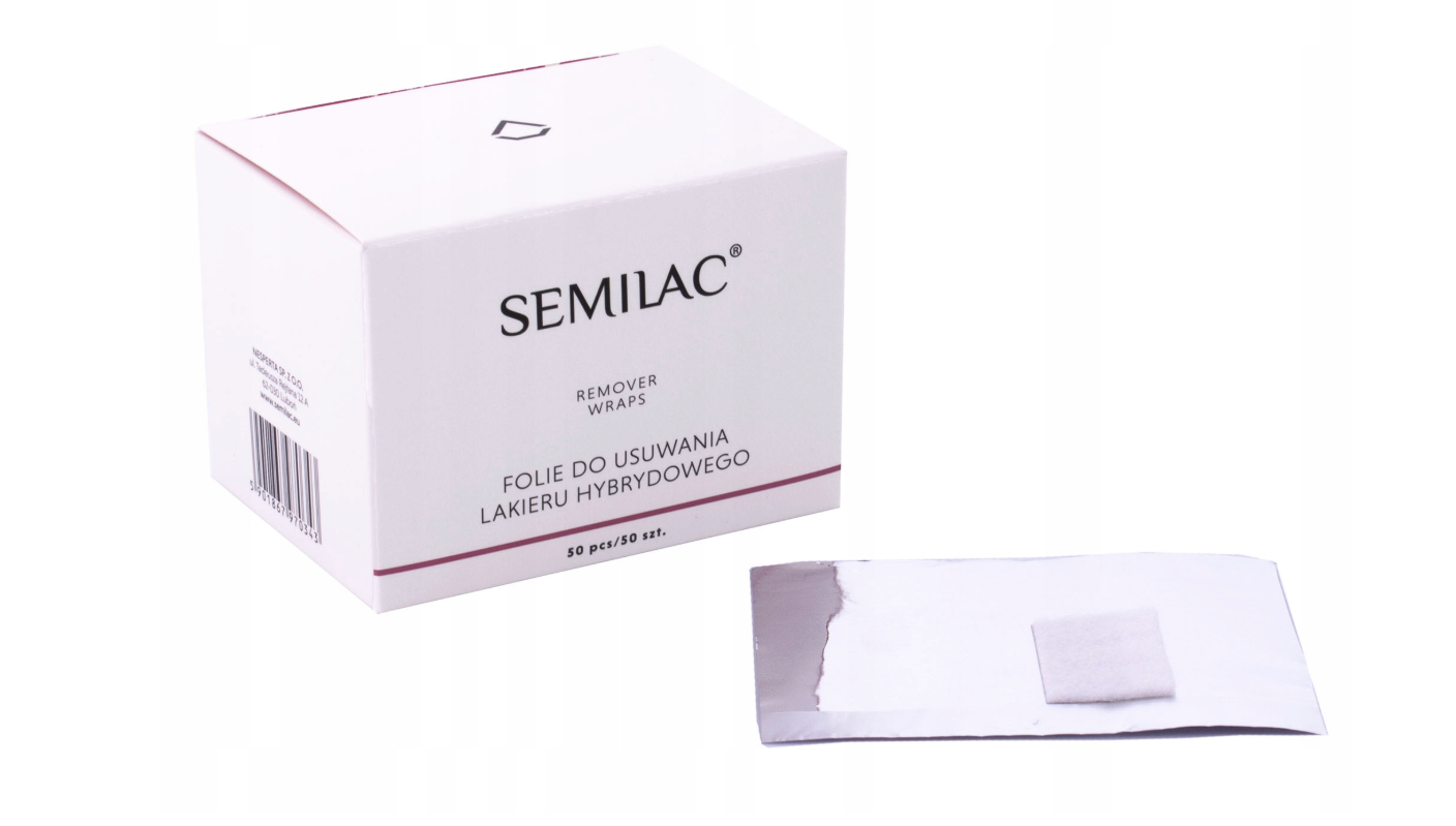 Semilac Remover Folie Wraps - 50 stk-Salon Udstyr-Semilac-NR Kosmetik