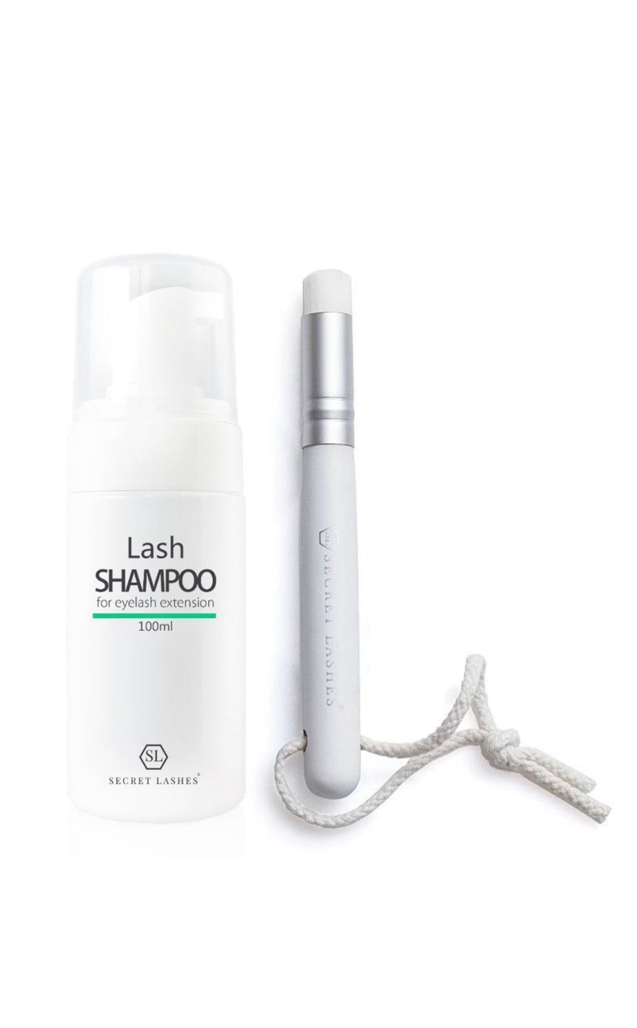 Lash Shampoo + Rensebørste-væsker-Secret Lashes-NR Kosmetik