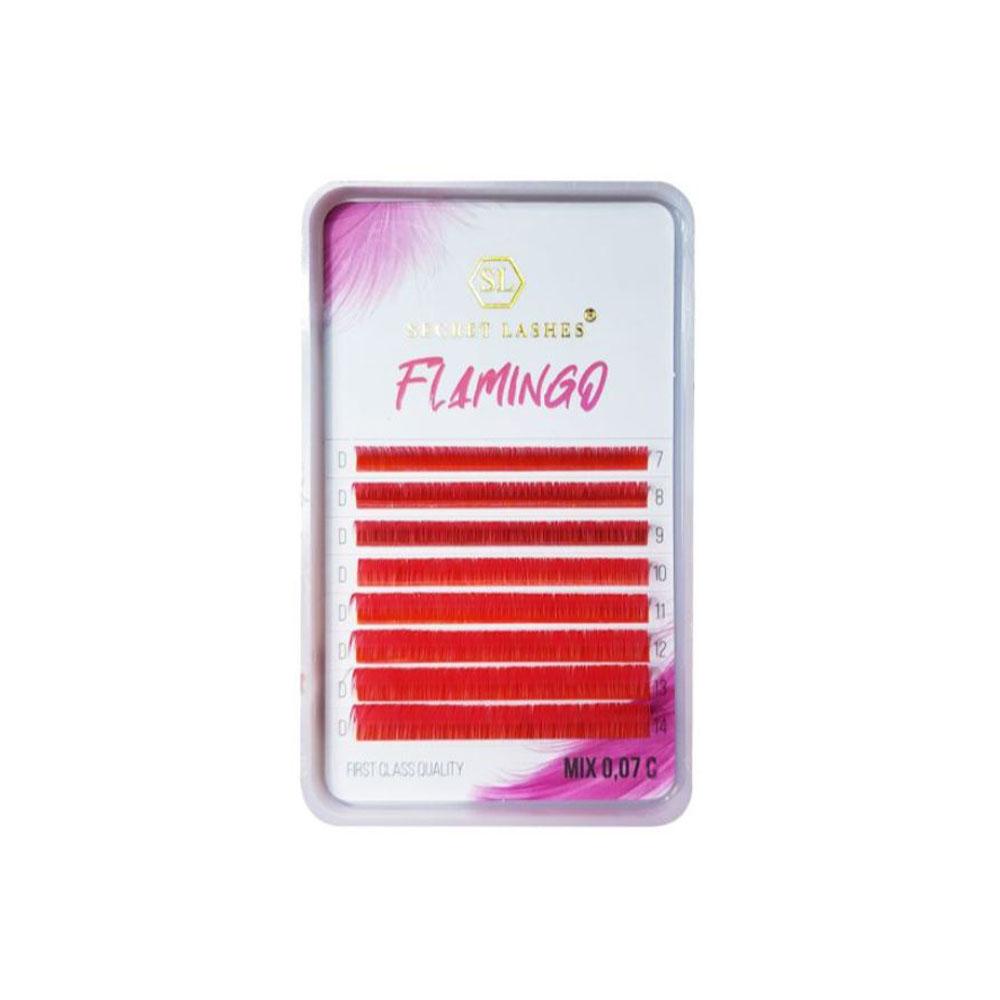Color Fun Lashes MIX - Flamingo-Vipper-Secret Lashes-C-0.07-NR Kosmetik
