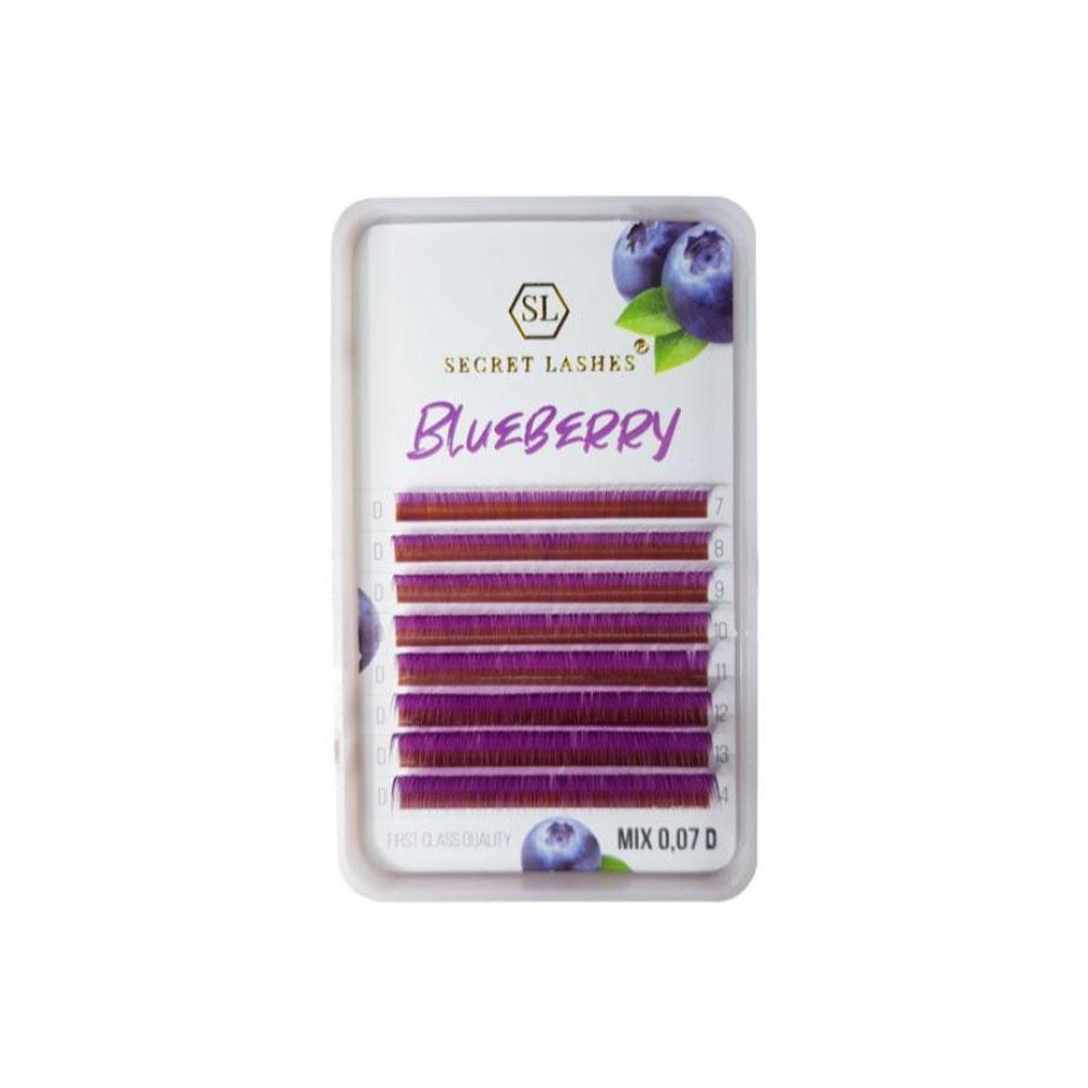Color Fun Lashes MIX - Blueberry-Vipper-Secret Lashes-C-0.07-NR Kosmetik