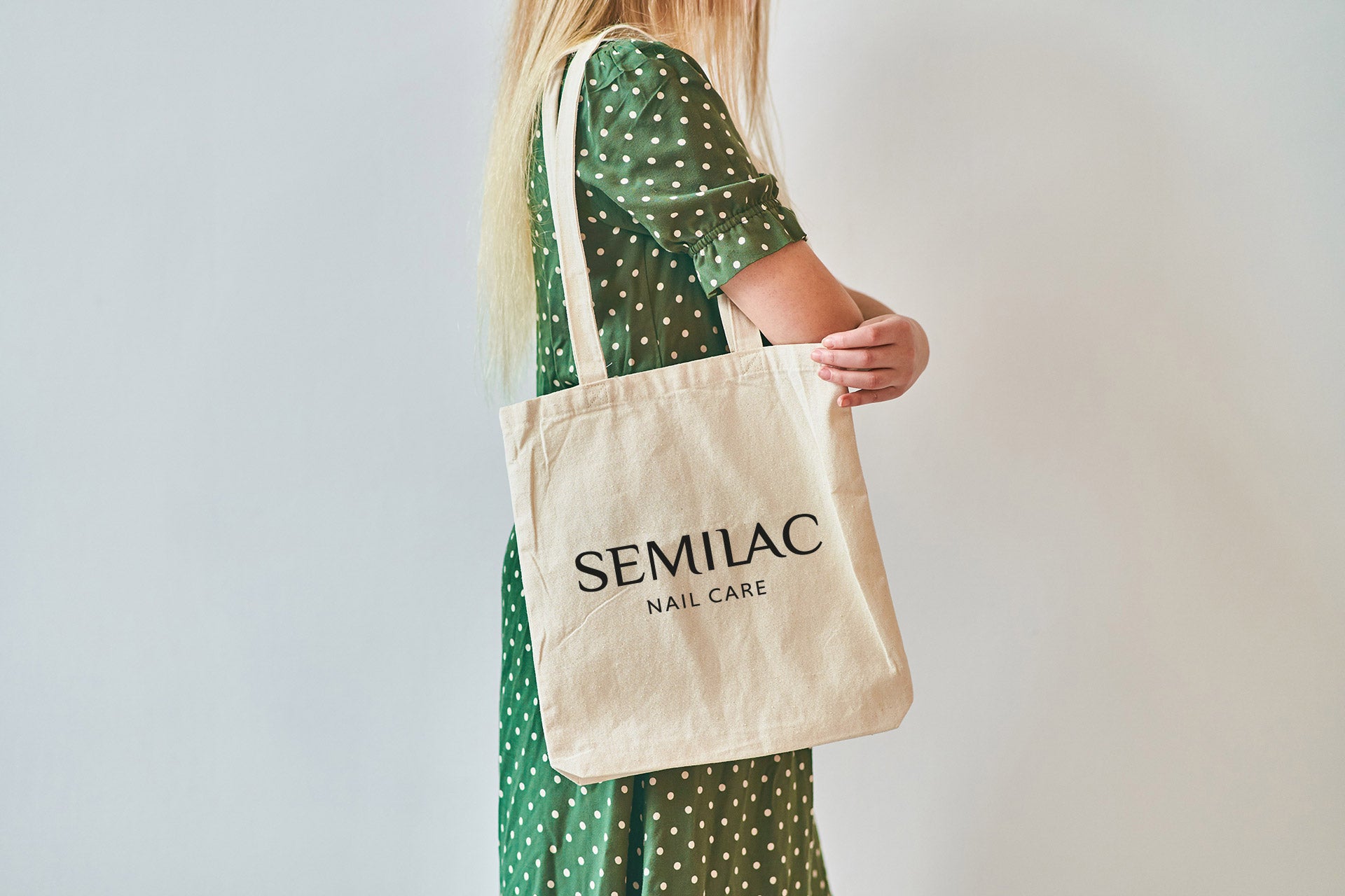 Bomuldspose med Semilac logo-Gadget-Semilac-NR Kosmetik